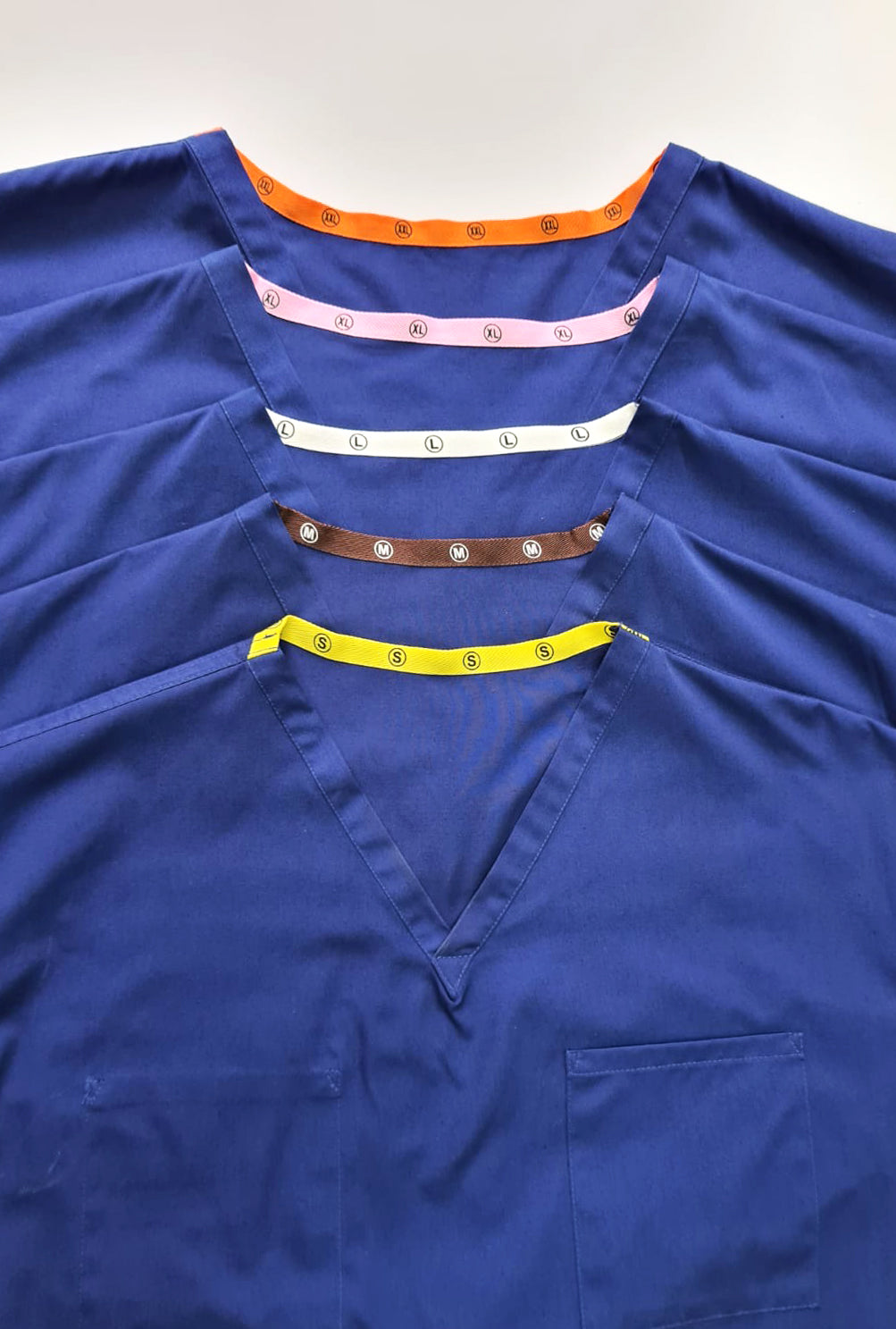 Medical Health Scrubs Royal Blue Short Sleeve V neck Top Unisex Men/Women