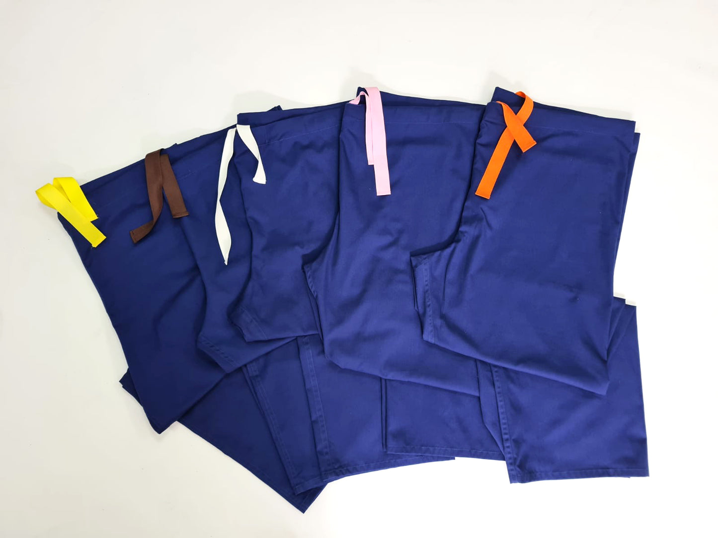 Medical Health Scrub Drawstring Blue Trousers Unisex Men/Women