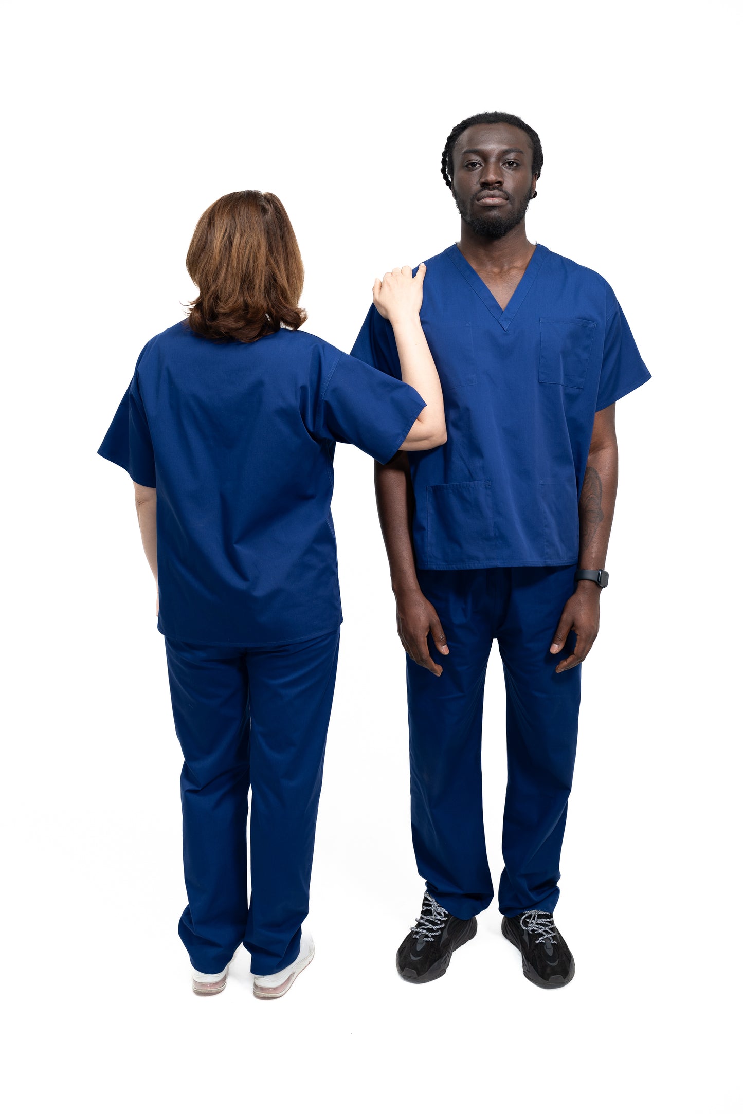 Medical Health Professionals Blue Scrubs Set Top & Trouser Unisex Men/Women