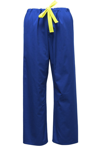 Medical Health Scrub Drawstring Blue Trousers Unisex Men/Women